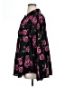 Torrid Floral Black Long Sleeve Blouse Size 1X Plus (1) - photo 5