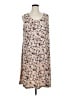 Ellos Print Ivory Casual Dress Size 1X - photo 1