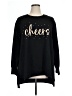 Jane and Delancey Stars Black Pullover Sweater Size 1X - photo 1