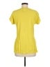 BCBGMAXAZRIA Yellow Short Sleeve Top Size M - photo 2