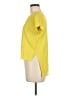 BCBGMAXAZRIA Yellow Short Sleeve Top Size M - photo 5