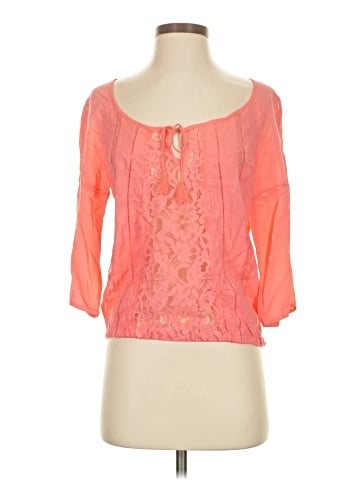 Aeropostale 3/4 Sleeve Blouse (view 1)