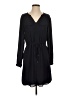 dalia 100% Polyester Solid Black Casual Dress Size 0 - photo 1