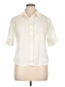 Unbranded Ivory Short Sleeve Blouse Size XL (estimated) - photo 1