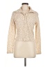 Unbranded Animal Print Tan Long Sleeve Blouse Size M (estimated) - photo 1