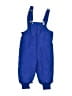 Unbranded 100% Cotton Blue Snow Pants With Bib 12-18 MO / 18 MO - photo 1