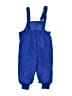 Unbranded 100% Cotton Blue Snow Pants With Bib 12-18 MO / 18 MO - photo 2