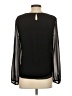 DKNYC 100% Polyester Black Long Sleeve Blouse Size S - photo 2