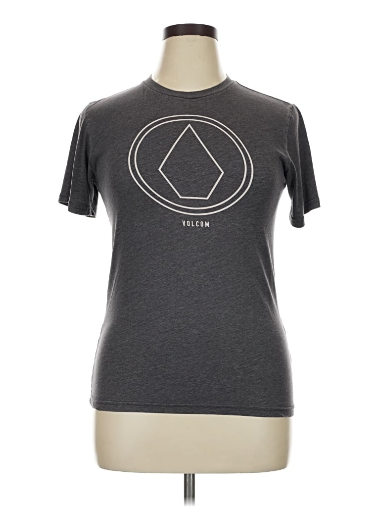 Pre-owned Volcom Active T-shirt In Gray