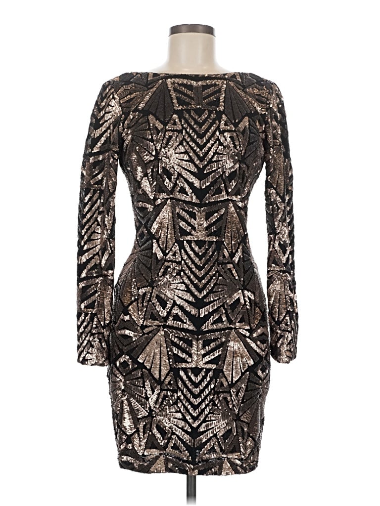 Pre-owned Slate & Willow Cocktail Dress In Black