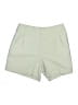 A New Day Solid Green Ivory Khaki Shorts Size 16 - photo 1