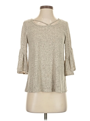 Caution to the Wind 3/4 Sleeve Top (view 1)
