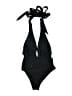Cupshe Solid Black One Piece Swimsuit Size S - photo 1