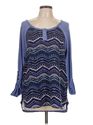 North Crest Long Sleeve Henley (view 1)