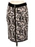 Cache Paisley Silver Formal Skirt Size M - photo 2
