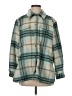 Old Navy Plaid Teal Coat Size XS - photo 1