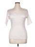 Assorted Brands 100% Polyester Pink Silver Short Sleeve Top Size XL - photo 1