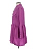 Equipment Purple Casual Dress Size S - photo 5