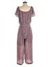 Monteau Hearts Burgundy Jumpsuit Size L - photo 2