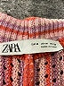 Zara Chevron-herringbone Red Dress Pants Size M - photo 7
