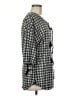 Ronnie Salloway Houndstooth Gray Coat Size M - photo 4
