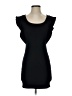 Solemio Solid Black Cocktail Dress Size S - photo 1