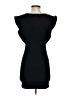 Solemio Solid Black Cocktail Dress Size S - photo 2
