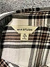 Max Studio 100% Rayon Plaid Silver Long Sleeve Button-Down Shirt Size XL - photo 7