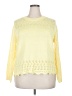 Nine West Yellow Pullover Sweater Size 2X - photo 1