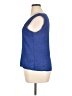 Flair 100% Polyester Blue Sleeveless Top Size XL - photo 5