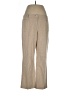 Sigrid Olsen Chevron-herringbone Stripes Tan Casual Pants Size 12 - photo 1