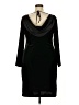 Chaps Solid Black Cocktail Dress Size 18 - photo 2