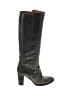J.Crew 100% Leather Black Gray Boots Size 6 1/2 - photo 1
