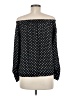 Active USA 100% Polyester Polka Dots Black 3/4 Sleeve Blouse Size M - photo 2