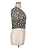 Monteau Black Short Sleeve Top Size XL - photo 4