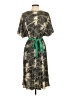 Maple Print Green Cocktail Dress Size XS - photo 2