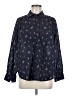 Sundance Floral Blue Long Sleeve Blouse Size M - photo 1