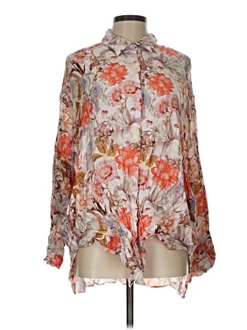 Olivaceous Long Sleeve Blouse (view 1)