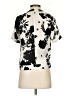 A.L.C. Floral Ivory Short Sleeve Blouse Size 2 - photo 2
