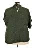 Unbranded 100% Polyester Polka Dots Green 3/4 Sleeve Blouse Size 3XL - photo 2