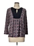 Daniel Rainn 100% Polyester Blue 3/4 Sleeve Blouse Size L - photo 1