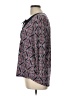 Daniel Rainn 100% Polyester Blue 3/4 Sleeve Blouse Size L - photo 5