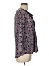 Daniel Rainn 100% Polyester Blue 3/4 Sleeve Blouse Size L - photo 4