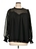Torrid 100% Polyester Black Long Sleeve Blouse Size 1X Plus (1) - photo 1