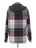 American Eagle Outfitters 100% Cotton Plaid Purple Jacket Size M - photo 2