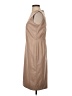 Ann Taylor 100% Polyester Solid Tan Casual Dress Size 4 - photo 5