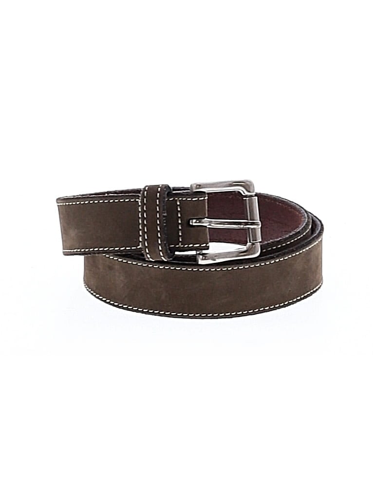 Pre-owned Etienne Aigner Kids' Leather Belt In Gray