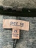 Per Se Animal Print Gray Pullover Sweater Size 2X - photo 7