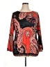ECI Red 3/4 Sleeve Blouse Size 1X - photo 1
