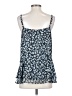 CAbi 100% Polyester Blue Sleeveless Blouse Size S - photo 2